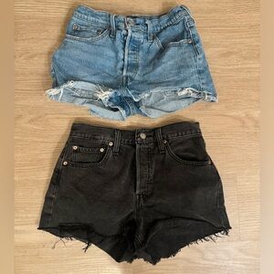Levi’s 501 Shorts 27’ Two Pack